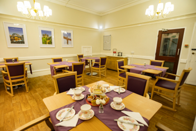 Afternoon tea set for residents