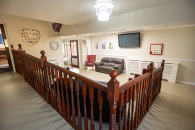 Communal lounge and entrance hall